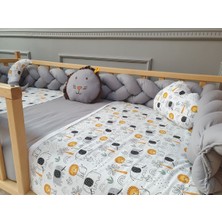 Yuar Baby Montessori Beşik Uyku Seti - Örgü Kenar Koruma