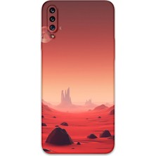 Galaxy A20S Uyumlu Uzay Desenli Telefon Kılıfı + Ekran Koruyucu - 5859