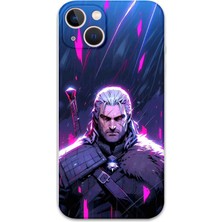 iPhone 15 Uyumlu Geralt Desenli Telefon Kılıfı + Ekran Koruyucu - 5826