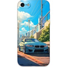 iPhone 7 Uyumlu Araba Desenli Telefon Kılıfı + Ekran Koruyucu - 5760