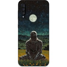 Galaxy A50 Uyumlu Retro Desenli Telefon Kılıfı + Ekran Koruyucu - 5844