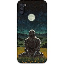 Galaxy A11 Uyumlu Retro Desenli Telefon Kılıfı + Ekran Koruyucu - 5844