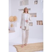 Moodbasic Pantolonlu Takım MA24.07 Bej