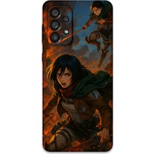 Galaxy A32 Uyumlu Anime Desenli Telefon Kılıfı + Ekran Koruyucu - 5744
