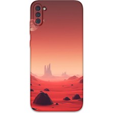Galaxy A11 Uyumlu Uzay Desenli Telefon Kılıfı + Ekran Koruyucu - 5859