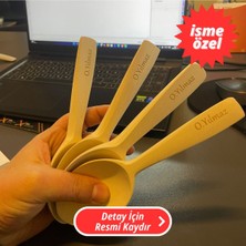 Yanıklar Müzik Ankara Şimşir Oyun Kaşığı Takımı Ahşap Malzeme ile Özel İsimli Tasarım