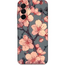 Galaxy A56 Uyumlu Çiçek Desenli Telefon Kılıfı + Ekran Koruyucu - 5801