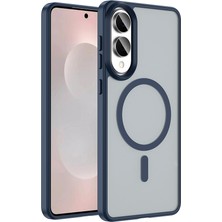 Pilanix Samsung Galaxy S25 Edge Kılıf Magsafeli Arkası Mat Renkli Kenarlı Sio Kapak