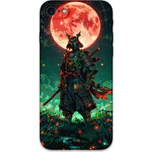iPhone 7 Uyumlu Samuray Desenli Telefon Kılıfı + Ekran Koruyucu - 5822