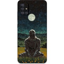 Galaxy A71 Uyumlu Retro Desenli Telefon Kılıfı + Ekran Koruyucu - 5844