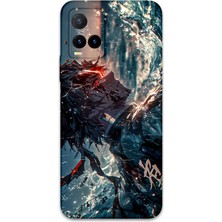 Vivo Y21S Uyumlu Anime Desenli Telefon Kılıfı + Ekran Koruyucu - 5749