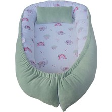 Yuar Baby Babynest - Kadife & Müslin Kumaş Kombin