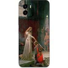 Vivo Y15S Uyumlu Retro Desenli Telefon Kılıfı + Ekran Koruyucu - 5835