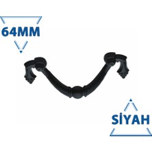 Üzümlü Kulp 4'lü 64mm Siyah