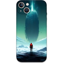 iPhone 14 Uyumlu Uzay Desenli Telefon Kılıfı + Ekran Koruyucu - 5864