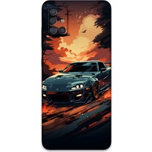 Galaxy A71 Uyumlu Araba Desenli Telefon Kılıfı + Ekran Koruyucu - 5766