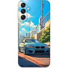 Galaxy A24 Uyumlu Araba Desenli Telefon Kılıfı + Ekran Koruyucu - 5760