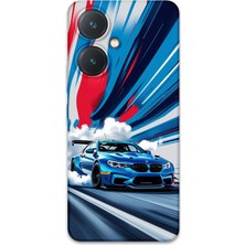 Vivo Y27 Uyumlu Araba Desenli Telefon Kılıfı + Ekran Koruyucu - 5762