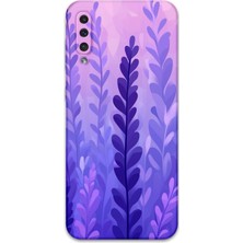 Galaxy A50 Uyumlu Çiçek Desenli Telefon Kılıfı + Ekran Koruyucu - 5798