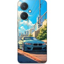 Vivo Y27 Uyumlu Araba Desenli Telefon Kılıfı + Ekran Koruyucu - 5760