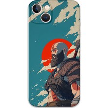 iPhone 13 Uyumlu Kratos Desenli Telefon Kılıfı + Ekran Koruyucu - 5824