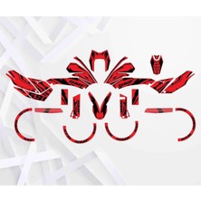 Ktm Smc 690 2008-2011 Kırmızı Sticker Set