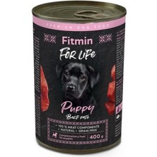 Fitmin For Life Biftekli Pate Yavru Konserve Köpek Maması 400 gr