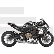 Honda Cbr 650R Hanzala Beyaz Grı Sticker Set Full Body Kit