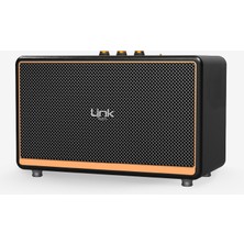 M408 Premium Mikrofonlu 100W Retro Nostalji Bluetooth Hoparlör