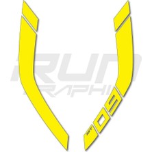 mt 09 2014-2017 Sarı Depo Sticker