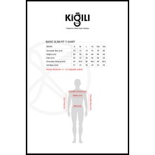 Bisiklet Yaka Slim Fit Dar Kesim Süprem Pamuk Tişört