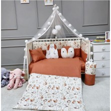 Yuar Baby 10 Parça Beşik Uyku Seti - 100% Pamuklu Kumaş