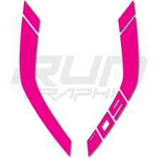 mt 09 2014-2017 Pembe Depo Sticker