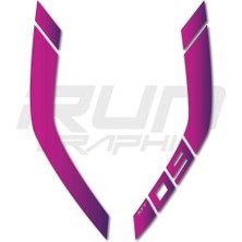 mt 09 2014-2017 Mor-Pembe Depo Sticker