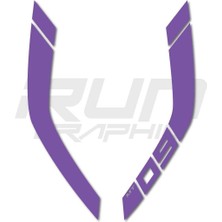 mt 09 2014-2017 Uyumlu Mor Depo Sticker