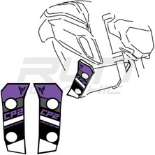 mt 07 2018-2019  Uyumlumor Radyatör Sticker