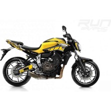 Yamaha mt 07 Uyumlu Sarı Sticker Set
