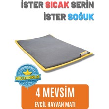 Serin (60X40CM) - 4 Mevsim Kedi/ Köpek Matı, Sıcak Veya Soğuk Kullanılabilen Minder Yatak