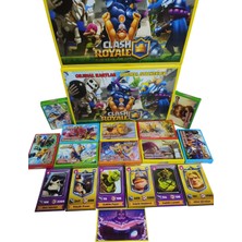 Clash Royale Oyun Kağıtları (48 Mini Kutu 288 Kart 48 Sticker) Sürpriz Oyuncak Hediyeli
