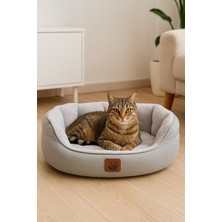 Coco, Çift Taraflı Minderli, Ultra Yumuşak, Kaydırmaz Tabanlı, Yıkanabilir Kedi ve Köpek Yatağı