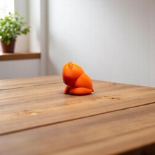 Krh 3D Print Sevimli Kedi Figürü