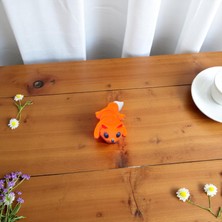 Krh 3D Print Sevimli Turuncu Tilki Figürü – 3D Baskı Dekoratif Biblo