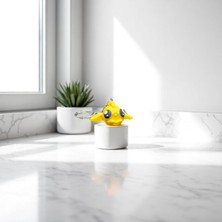 Krh 3D Print Sevimli Sarı Balık Anahtarlık