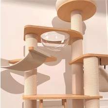 Pleksi 2 Adet Kedi Penceresi - Şeffaf Kapsül - Evcil Hayvan Yuvası--30 cm