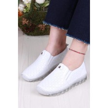 Pisagor PS-33010 Ortopedik Kadın Günlük Hakiki Deri Ayakkabı