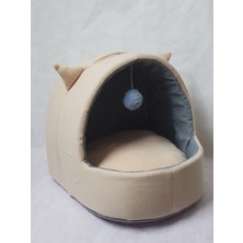 Kedi Köpek Yatağı Yuvası Yıkanabilir Kulaklı NEROPLRKLK2024101