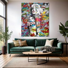 Karikatür Kanvas Tablo Marilyn Monroe Kanvas Tablo Dijital Baskı Ofis Ev Tablosu