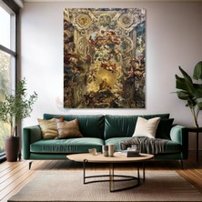 Kanvas Tablo Rönesans Dönemi Duvar Tablosu Klasik Tablo Modeli Salon Tablosu