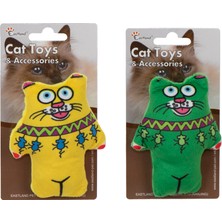 Eastland Kedi Otlu Öten Peluş Kedi 11,5cm Drstr