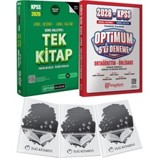 2026 Kpss Genel Yetenek Genel Kültür Konu Anlatımlı Tek Kitap - Optimum 5 Deneme + Hediye